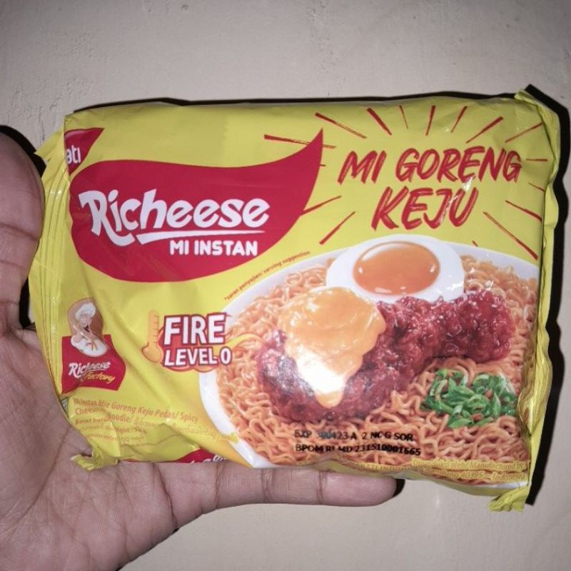 

Mi Instan Richeese Goreng Keju Level 0