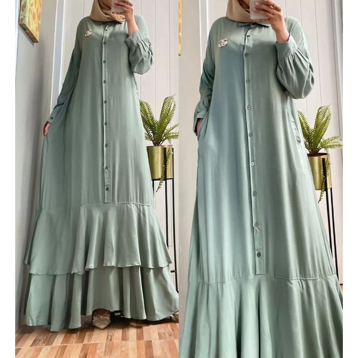 DRESS MUSLIM, baju wanita, baju gamis, dress, gamis, Baju gamis, fashion wanita, Sania Dress