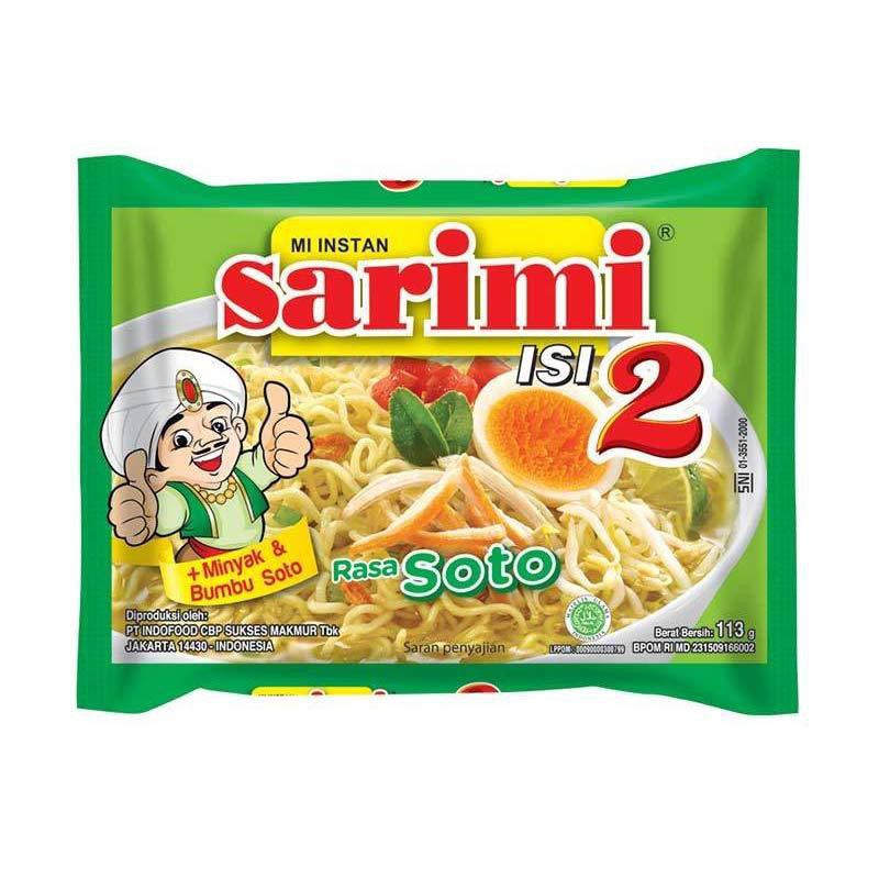 Mie Kuah instant sarimi isi 2 Rasa soto (1pcs)