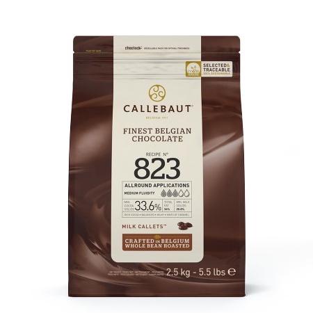 

callebaut milk chocolate 823 cokelat coklat 2,5 KG