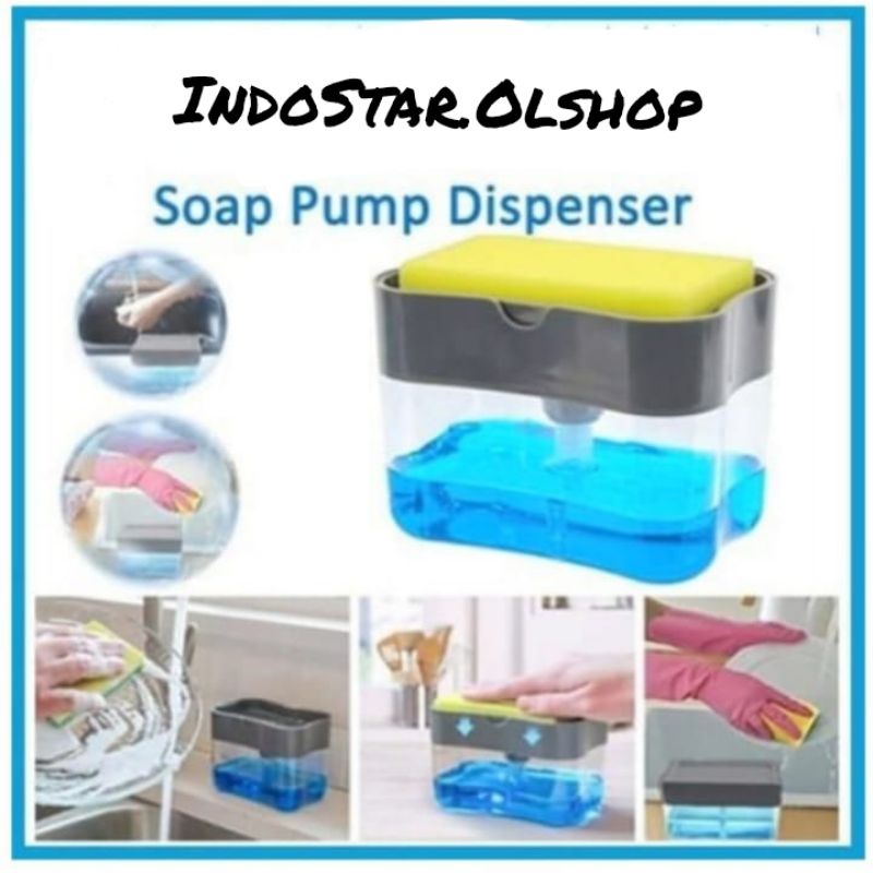 Dispenser Sabun Cuci Piring Busa Dispenser Sabun Spon⭐ IndoStar ⭐