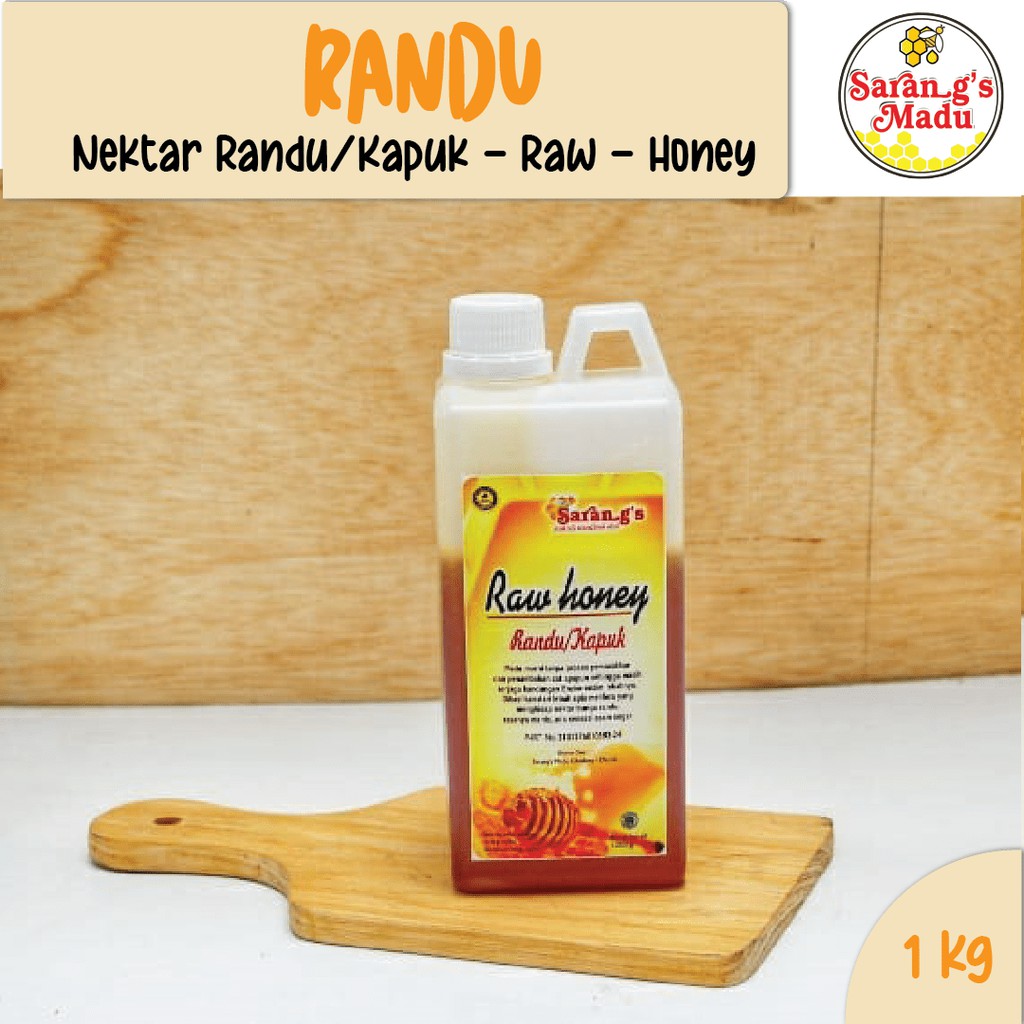 

Madu Asli nektar Randu 1kg Murni Raw Honey Original Uji Lab