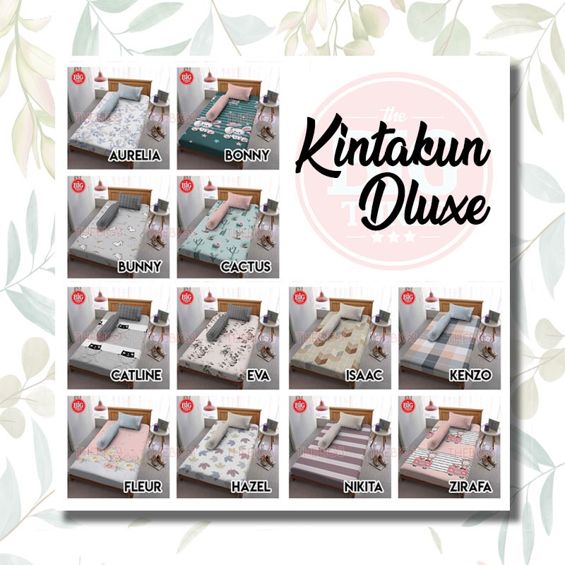 Sprei 120x200 KINTAKUN motif Abel Fiji Arnita Braxley Eva Hannah Molino - Single 120 SP bunga dewasa