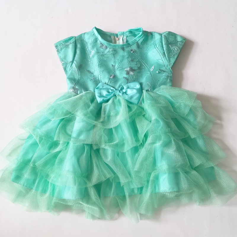 GROSIR Gaun Pesta Bayi Perempuan 6 12 bulan Dress Anak Princess Grosiran Terlaris Bahan Brukat Tile KA110