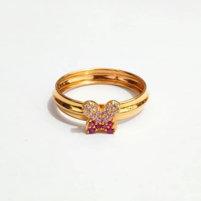 cincin emas asli kadar 700 model elegant