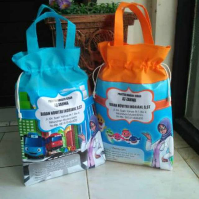 

Tas promosi bidan model pouch uk 25x30 cm