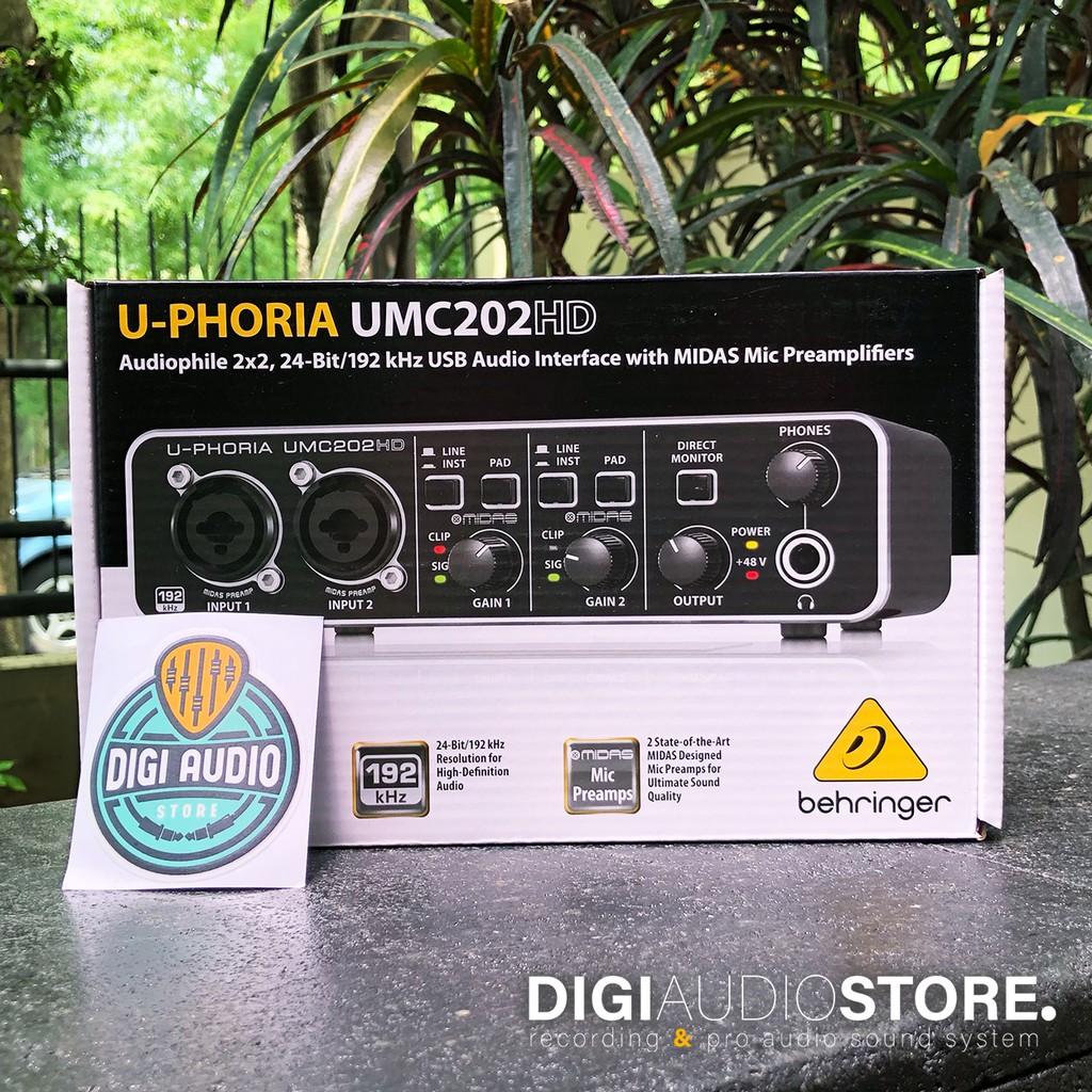 Звуковая карта behringer umc202hd