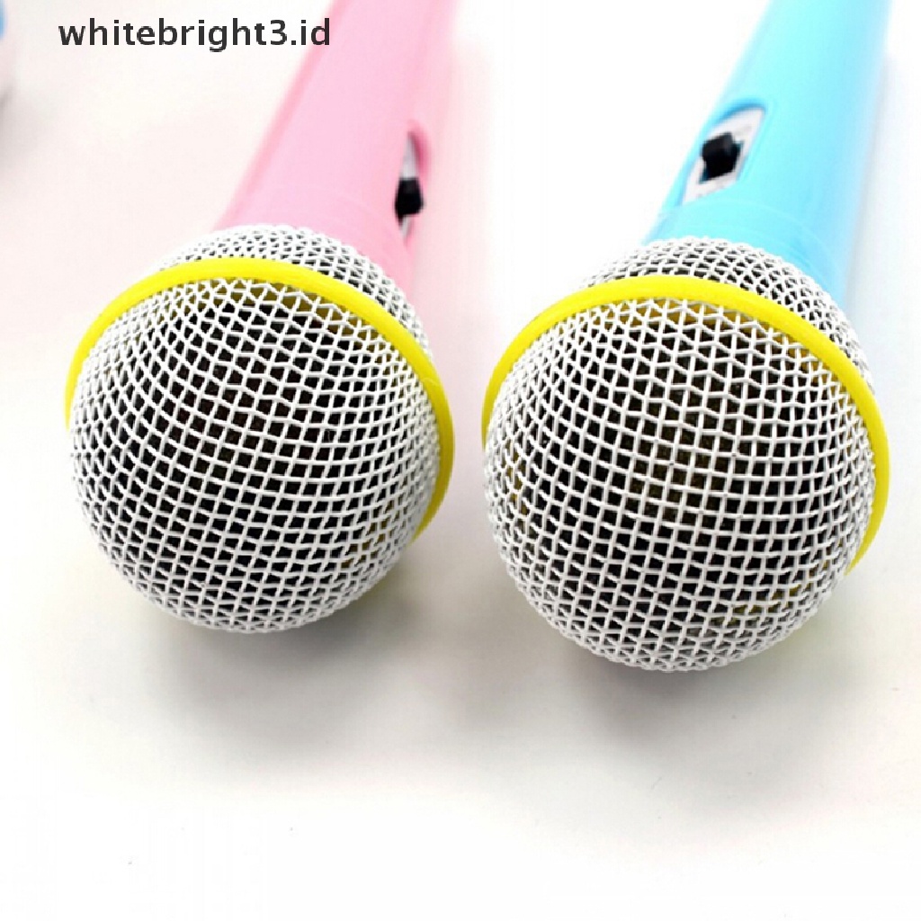 (whitebright3.id) 1pc Mainan Mesin Video Musik Boneka Dengan Microphone Untuk Edukasi Dini Anak