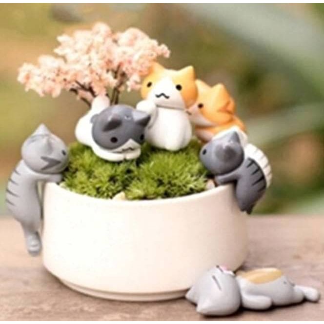 Miniatures - Cartoon Cats (6pcs)