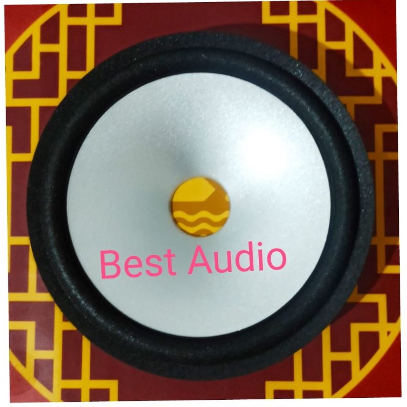 Daun kertas speaker 4.5inch 4.5 inch silver Voice 20mm diameter daun 11.5cm