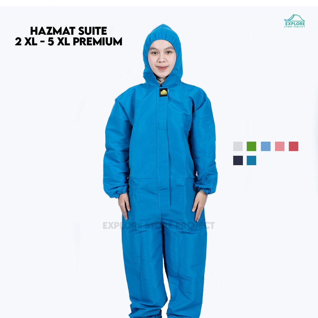 EXPLORE STORE PROJECT || HAZMAT SUIT APD HAZMAT SUITE APD COVER ALL CUSTOM UKURAN JUMBO ANTI AIR WAT