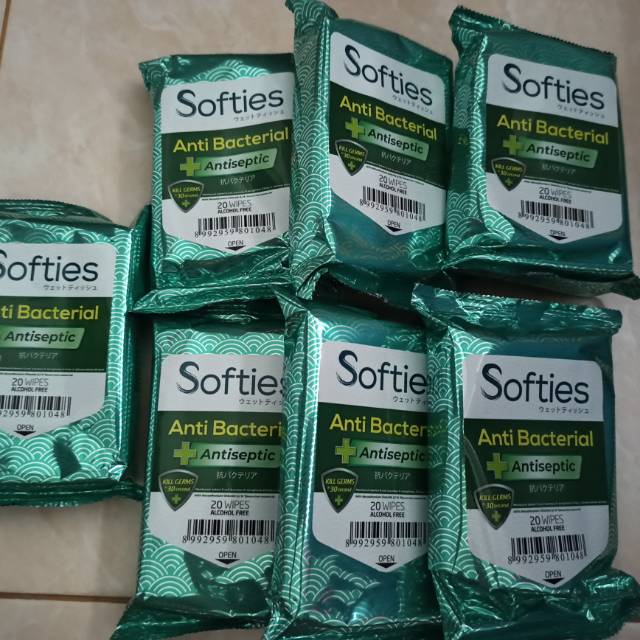 SALE... Tissue softies antibacterial + antiseptic