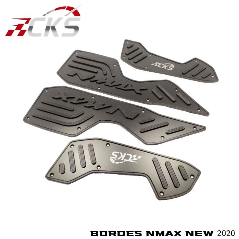 BORDES NMAX KARPET PIJAKAN KAKI NMAX NEW 2020-2021 CNC ORIGINAL MERK CR7 SWKT