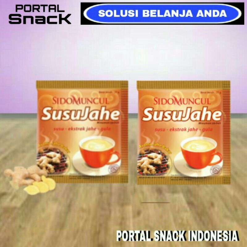 

Susu Jahe Sidomuncul 1 pack isi 10 pcs