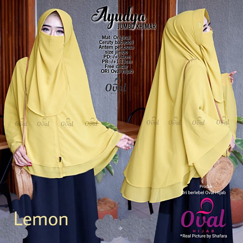 Ayudya jumbo khimar cadar