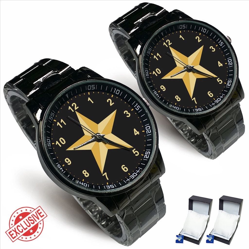 Jam Tangan Rantai Couple BINTANG (Nice)