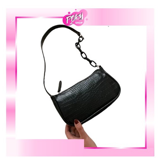 [LOKAL] POKY - TAS CROCO /TAS SELEMPANG RANTAI CRT