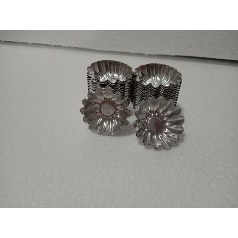 40PCS CETAKAN KUE NASTAR BERBEN BULAT/CETAKAN KUE KERING BERBENTUK BULAT