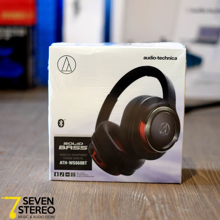 Audio Technica ATH WS660BT Bluetooth Headphones With SOLID BASS