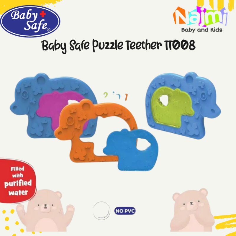 TT008 Baby Safe Puzzle Cooling Teether / Gigitan Bayi Babysafe