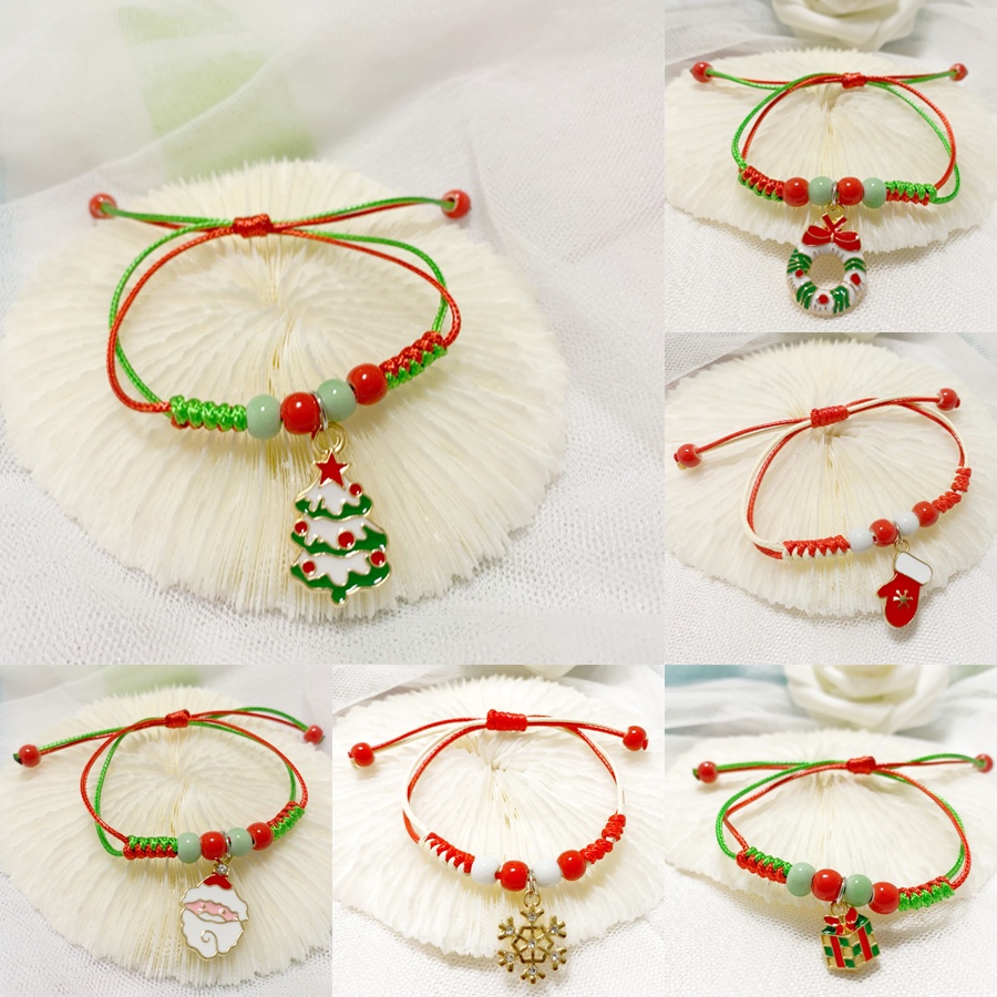 Gelang Tangan Wanita Desain Simple Untuk Hadiah Natal