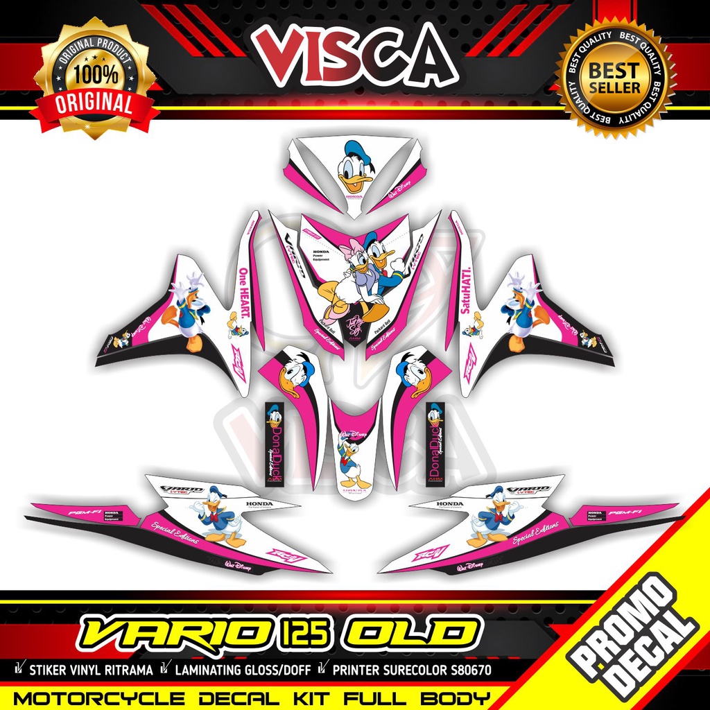 Decal Vario 125 Old Full Body Stiker Vario 125 Old Keren Full Body Striping Vario 125 Old Full Body 