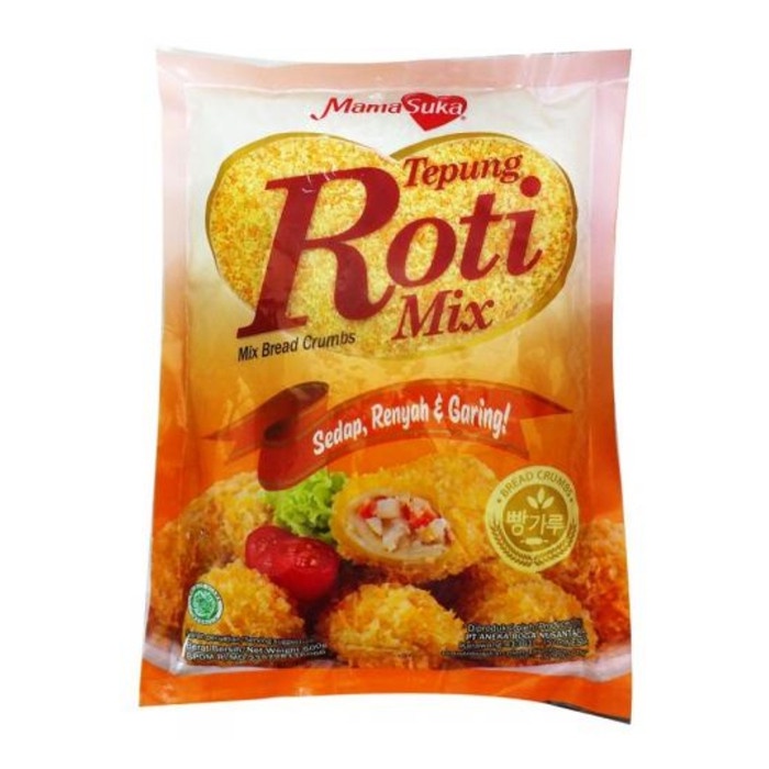 

MURAH MamaSuka Tepung Roti Mix 500 Gr