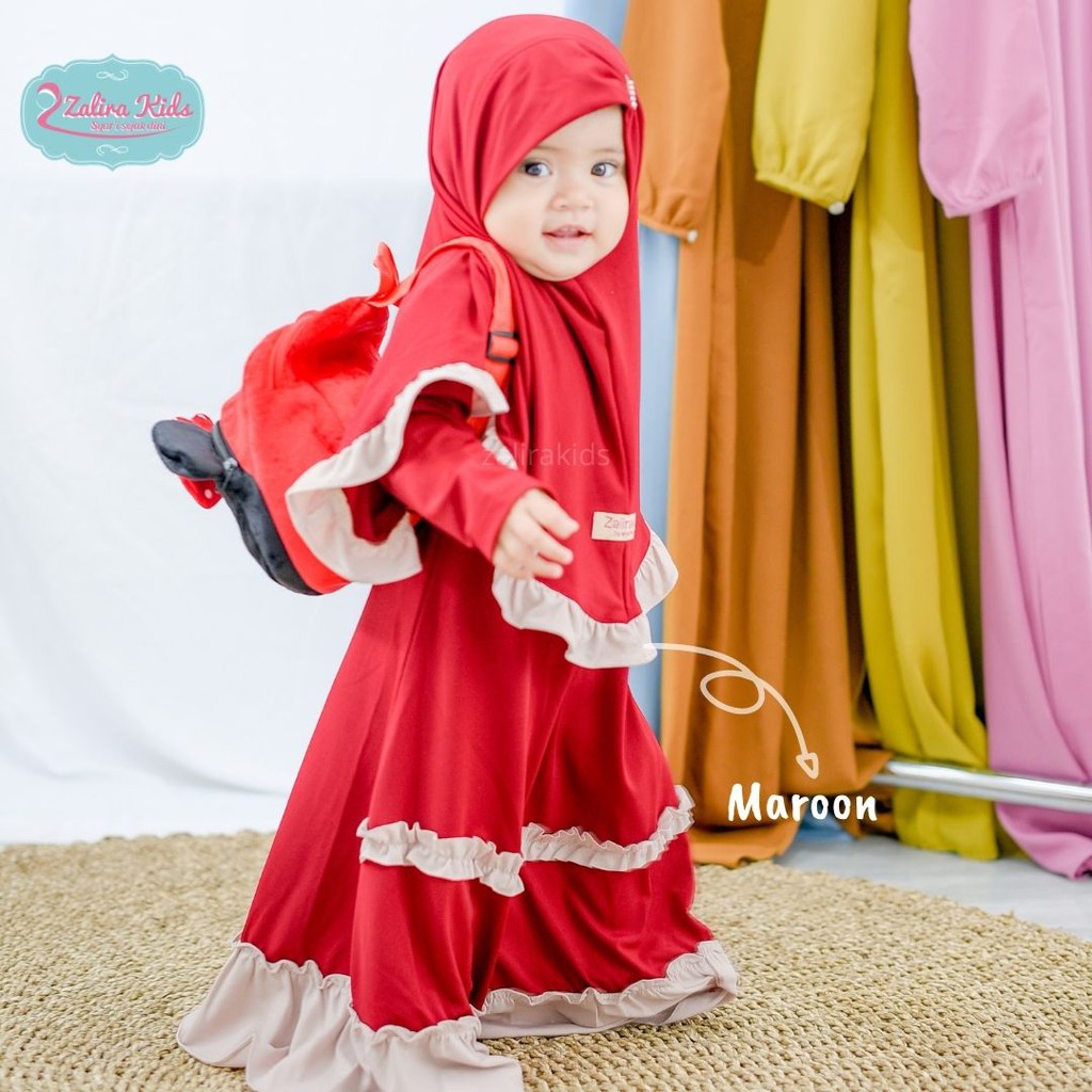 Gamis Shaima Original by Zalira kids | Gamis Anak Perempuan 0-24bulan | Original Zalira Kids