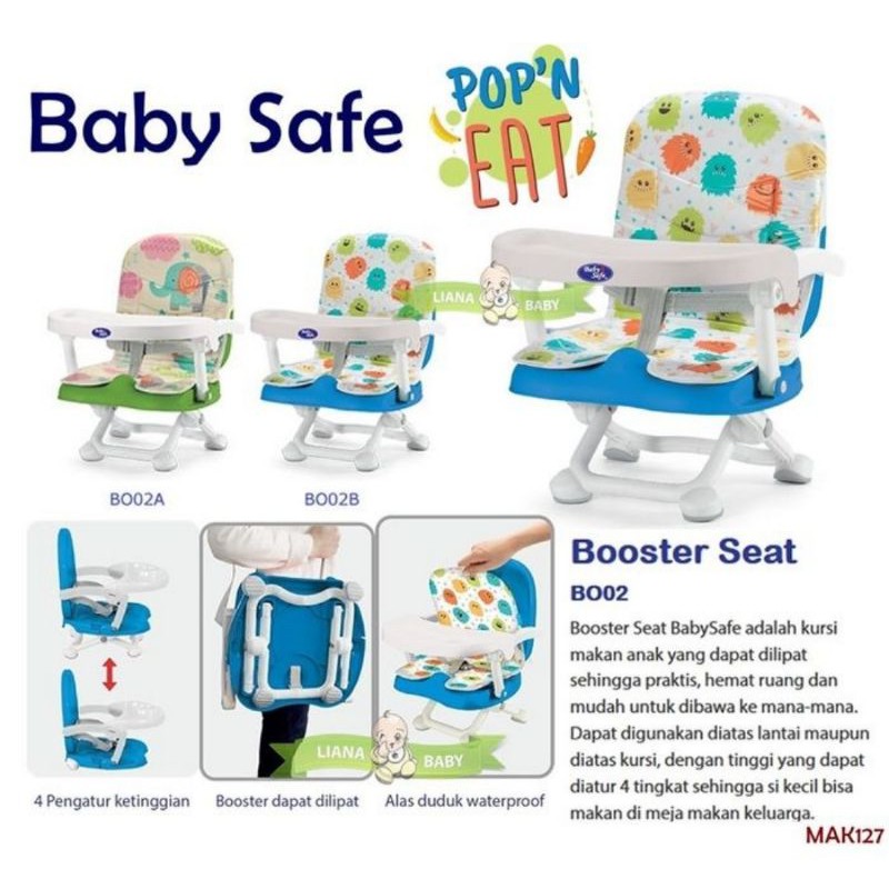 Baby Safe Booster Chair Pop n Eat