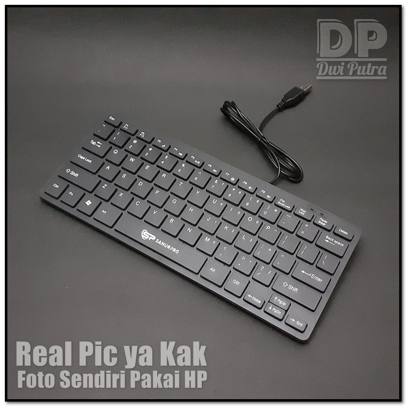 KEYBOARD MINI SANURPRO K-1000 / K-2000 // CHOCOLATE USB K1000 // OFFICE MULTIMEDIA // LAPTOP ANDROID CHOCO