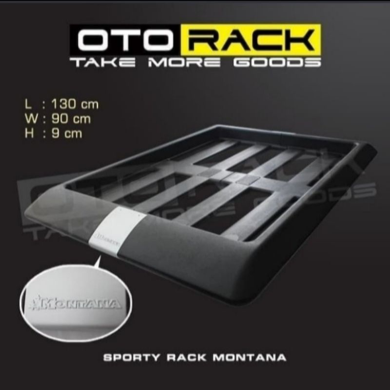 Roofrack otorack atas bagasi premium Montana universal