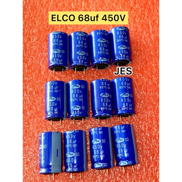 ELCO 68uf 450V ORIGINAL SAMWHA