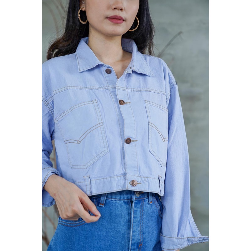 Crop Jacket Denim