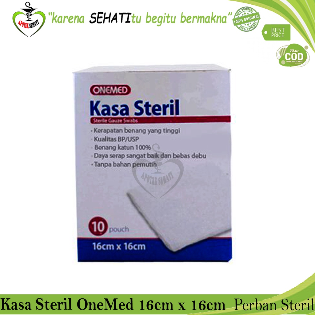 Kasa Steril 16x16cm Onemed / Gauze Swab Steril