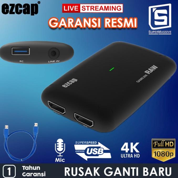 Ezcap 321 Game Link RAW 4K capture Live Streaming Game capture