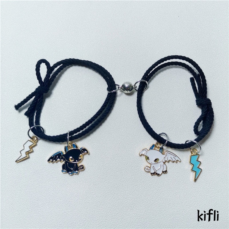 Korea Fashion,Pasangan Magnet,Menarik Gelang Teman Mahasiswa,Gelang Sederhana Aksesoris Hadiah