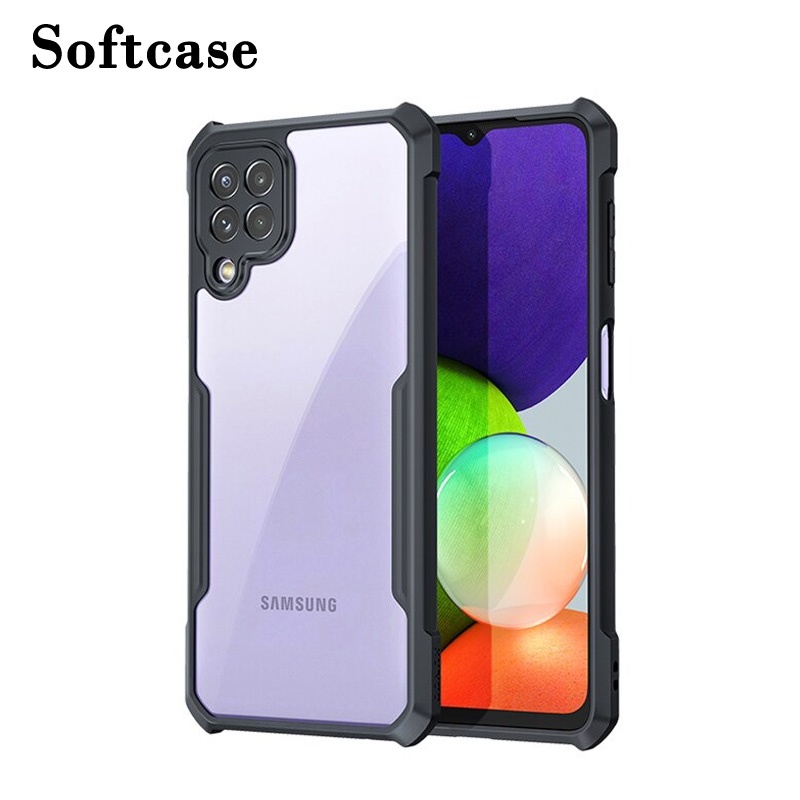 Promo Case Hp Samsung Galaxy A22 4G / M22 / M32 2021 SoftCase Transparan Clear  Shock Proof