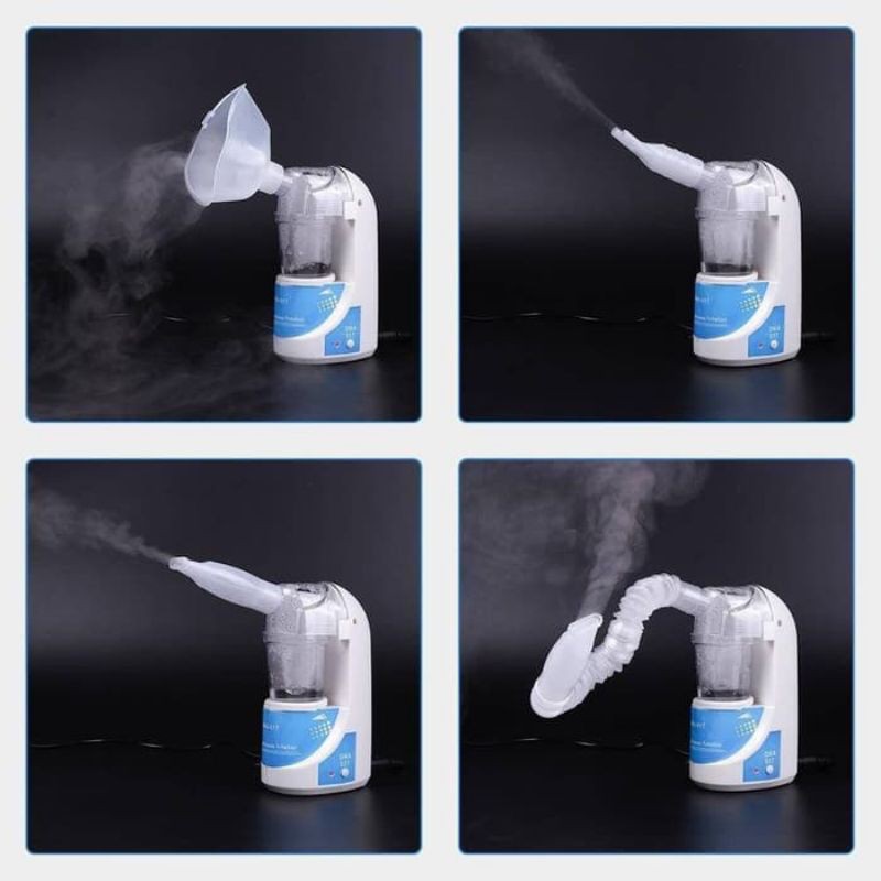 Inhalasi Nebulizer Portable Ultrasonic Alat Bantu Uap Pernafasan Alat Terapi Asma Sesak Omicron MESH