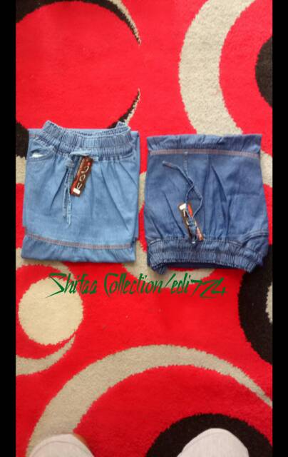 Rok Jeans / Rok Wanita / Rok A Model Canda (BB 50-65 Kg / Dewasa)