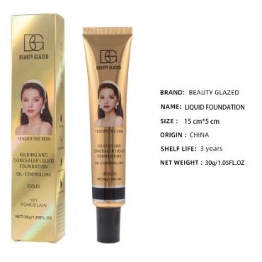 Beauty Glazed Foundation Full Coverage Beauty Glazed Fondation Beauty Glazed Alas Bedak Beauty Glazed Foundation Cair Beauty Glazed