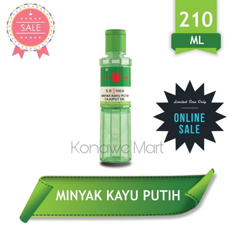 CAPLANG MINYAK KAYU PUTIH CAJUPUT OIL 210 ML - mengandung cineol 1.8