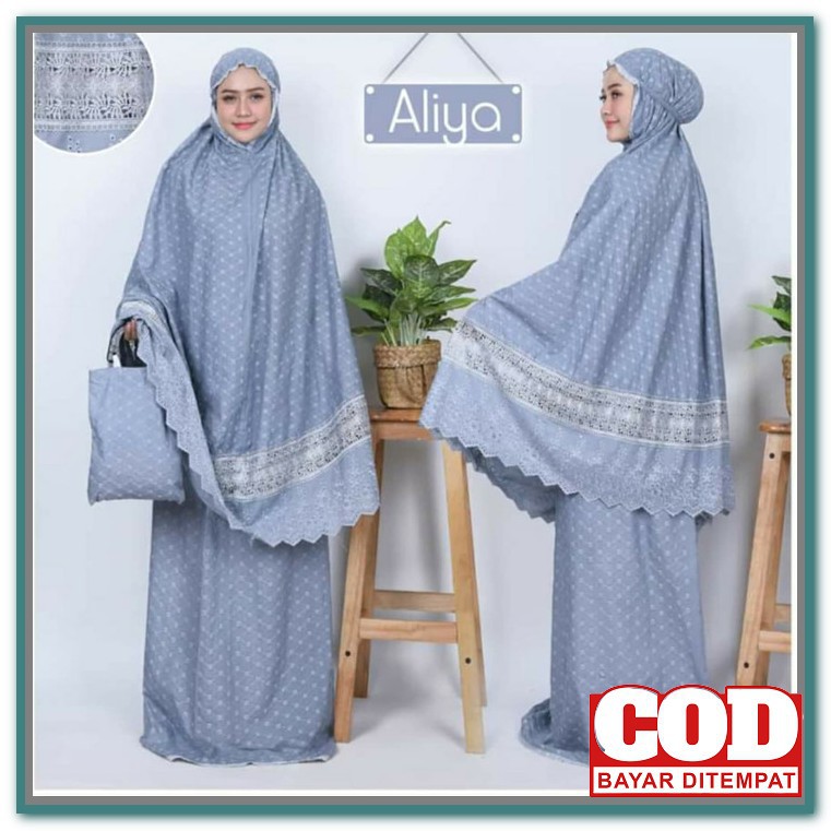 (Qqo-234) Mukena Mukenah Dewasa Remaja Kekinian Terbaru 2021 Mura EP467 Mukena Dewasa Katun Paris