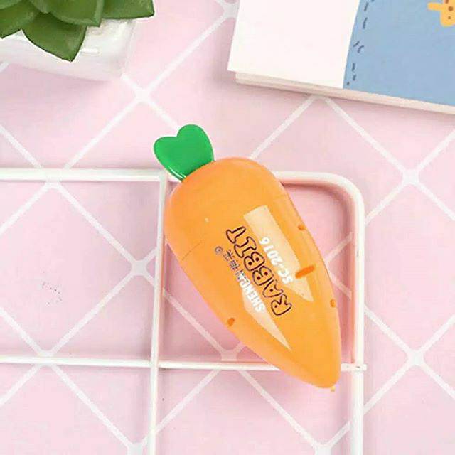 

Rautan peraut pensil sleper sharpener wortel cute lucu murah