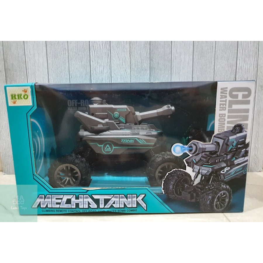 Mainan Remote Control Mecha Tank Bisa Nembak Baterai Charge 318-4