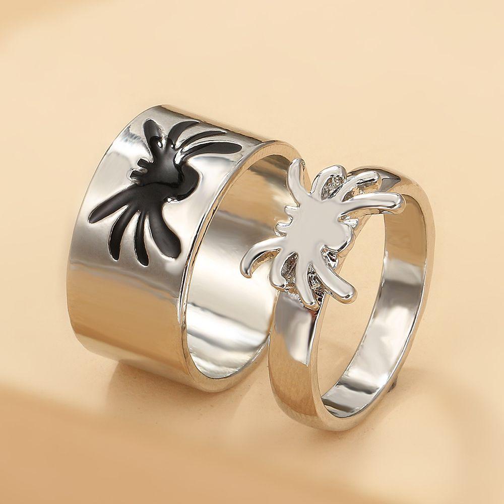 Mxbeauty Spider Cincin Pasangan Kreatif Hadiah Sederhana Hewan Fashion Pria Gaya Korea Ring