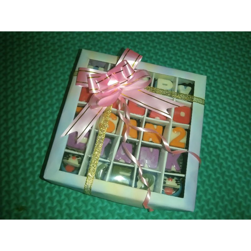 

coklat karakte ucapan 25 huruf