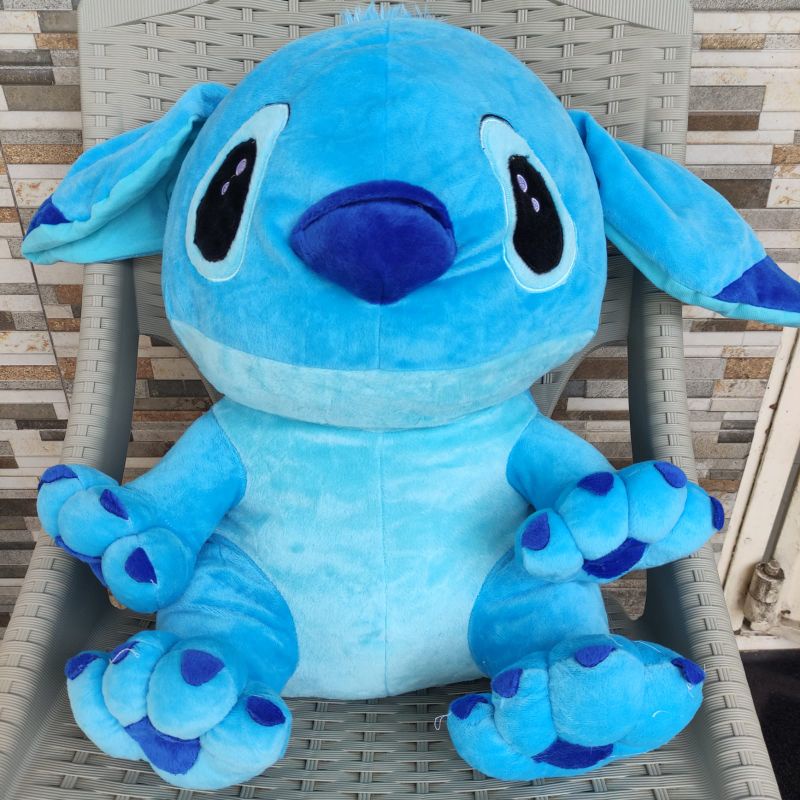 [TERBARU] Boneka Stitch Ukuran XL warna Biru cocok untuk kado / Boneka karakter stitch