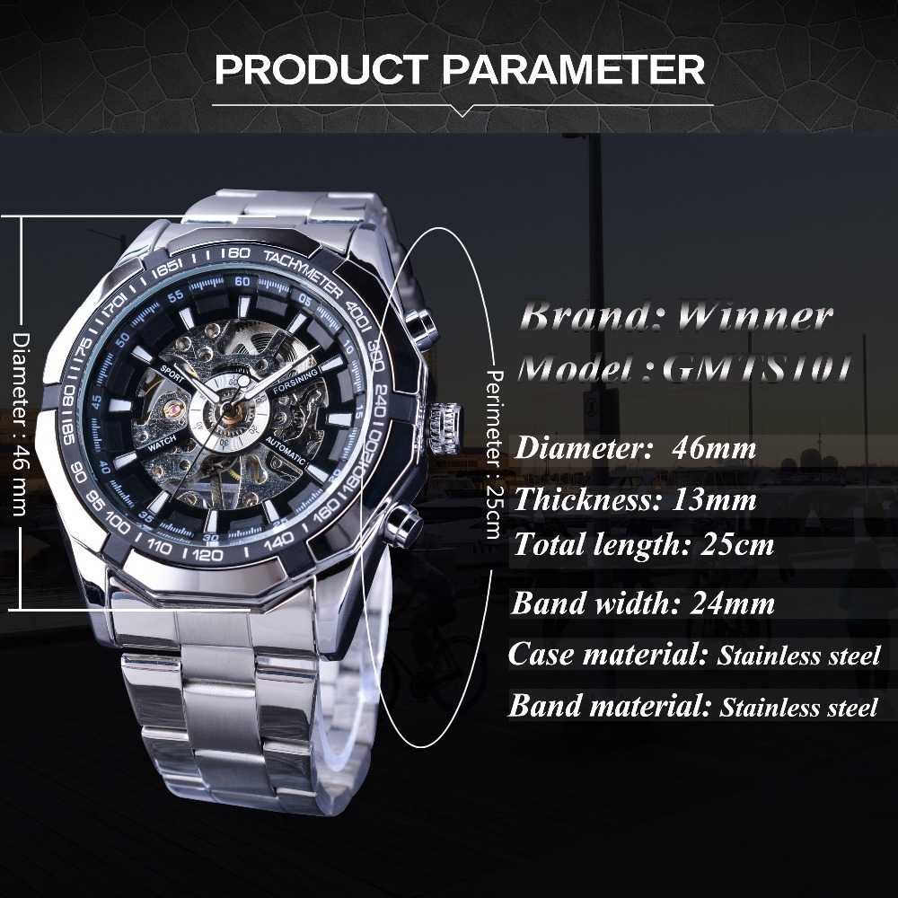 Jam Tangan Mekanik Mechanical Luxury Pria - Forsining Gucamel G043