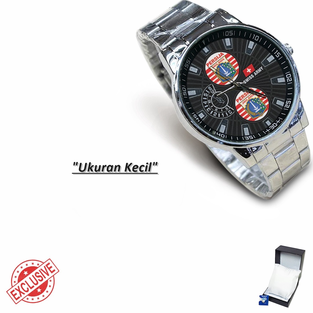 Jam Tangan Rantai Couple Logo PERSIJA (Cool)