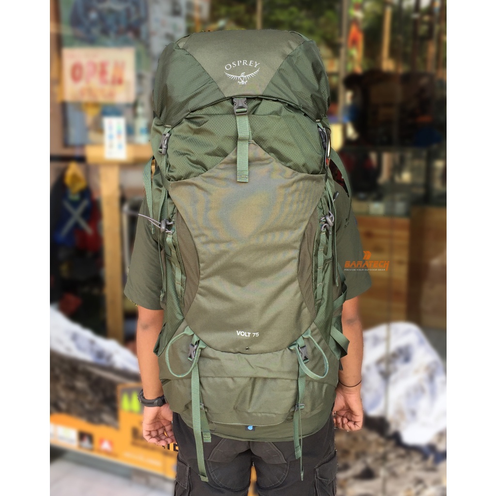 TAS CARRIER OSPREY VOLT 75L HIJAU